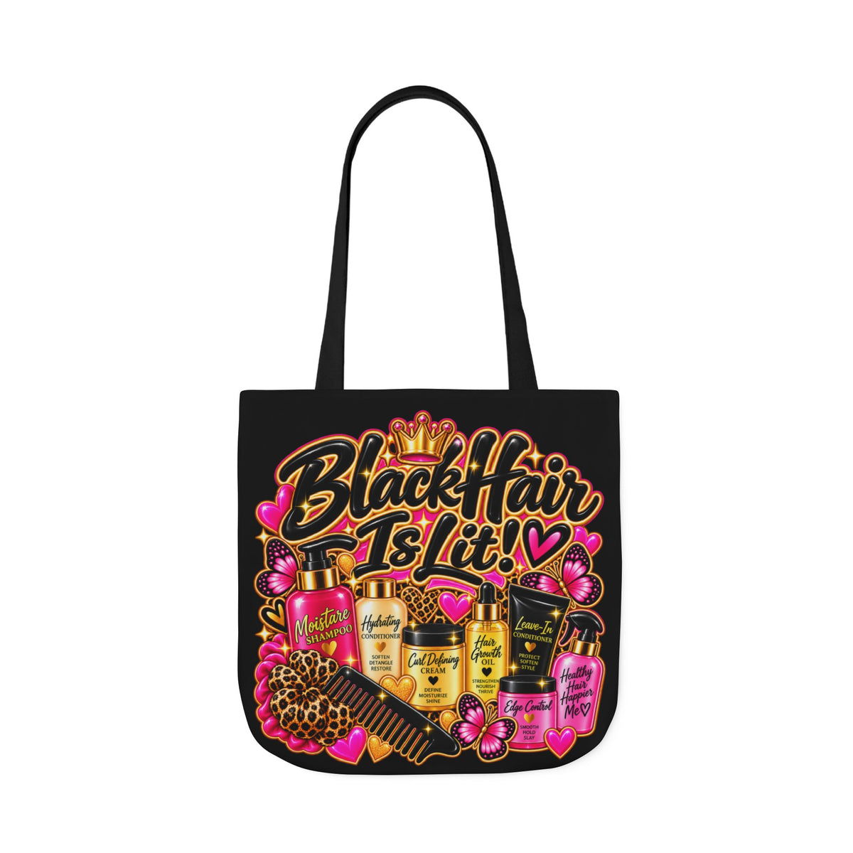 Black Hair Is Lit!
Canvas Tote Bag