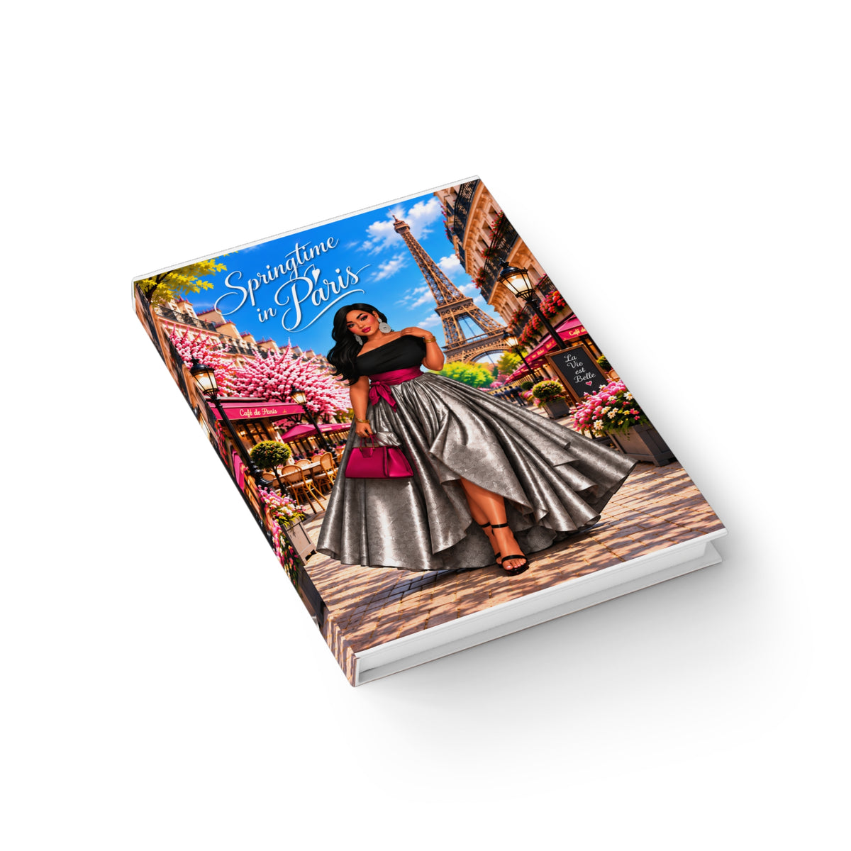 Springtime In Paris Journal - Ruled Line