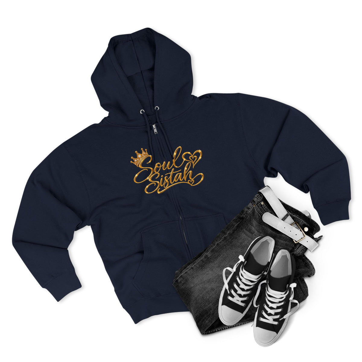 Soul Sistah Zip-Up Hoodie
