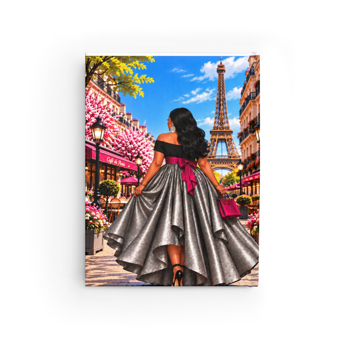Springtime In Paris Journal - Ruled Line