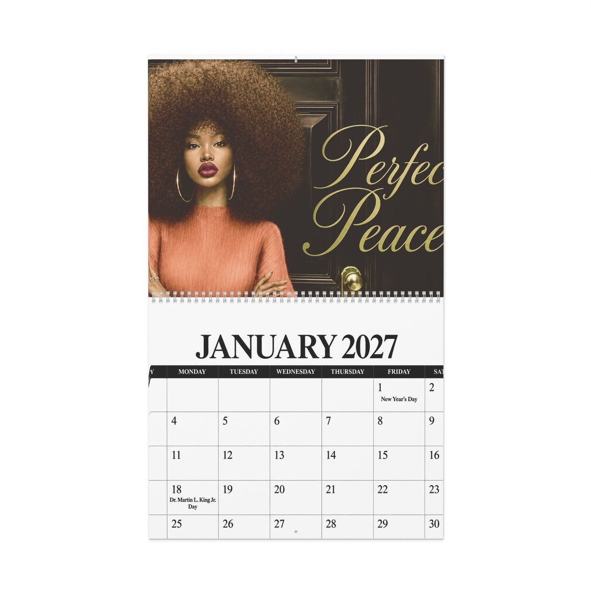 Sistah’s Embracing God’s Peace 2027 Wall Calendar