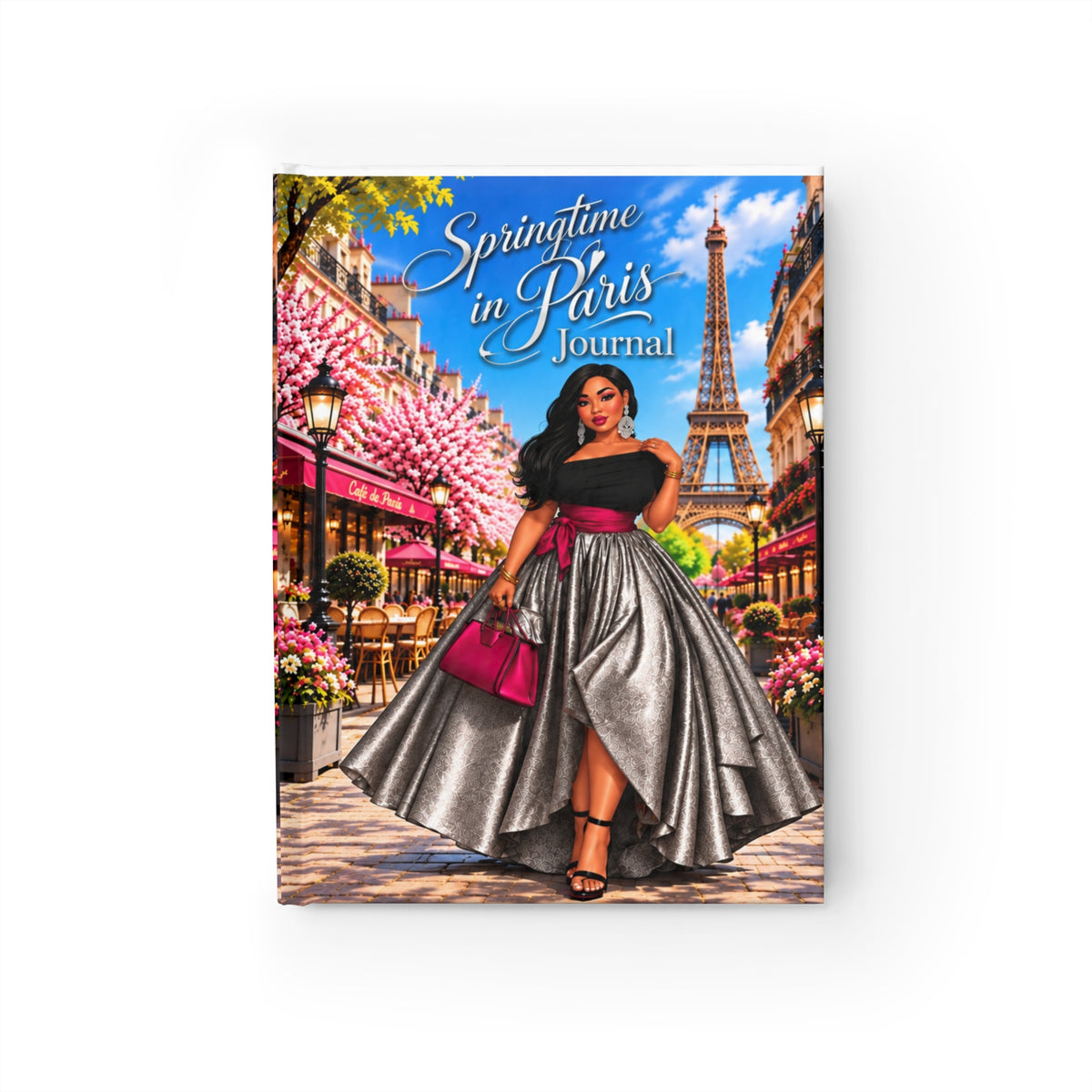 Springtime In Paris Journal - Ruled Line