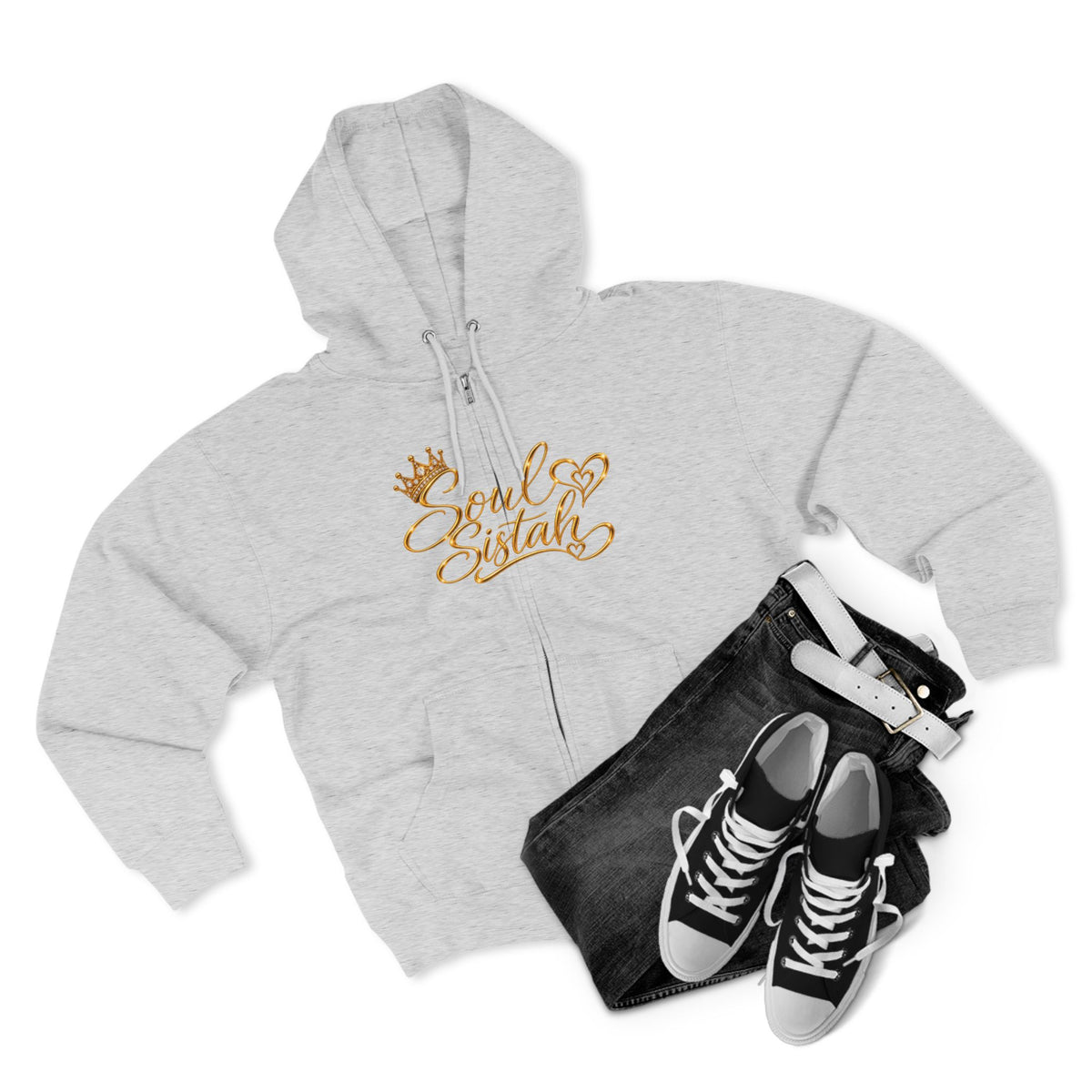 Soul Sistah Zip-Up Hoodie