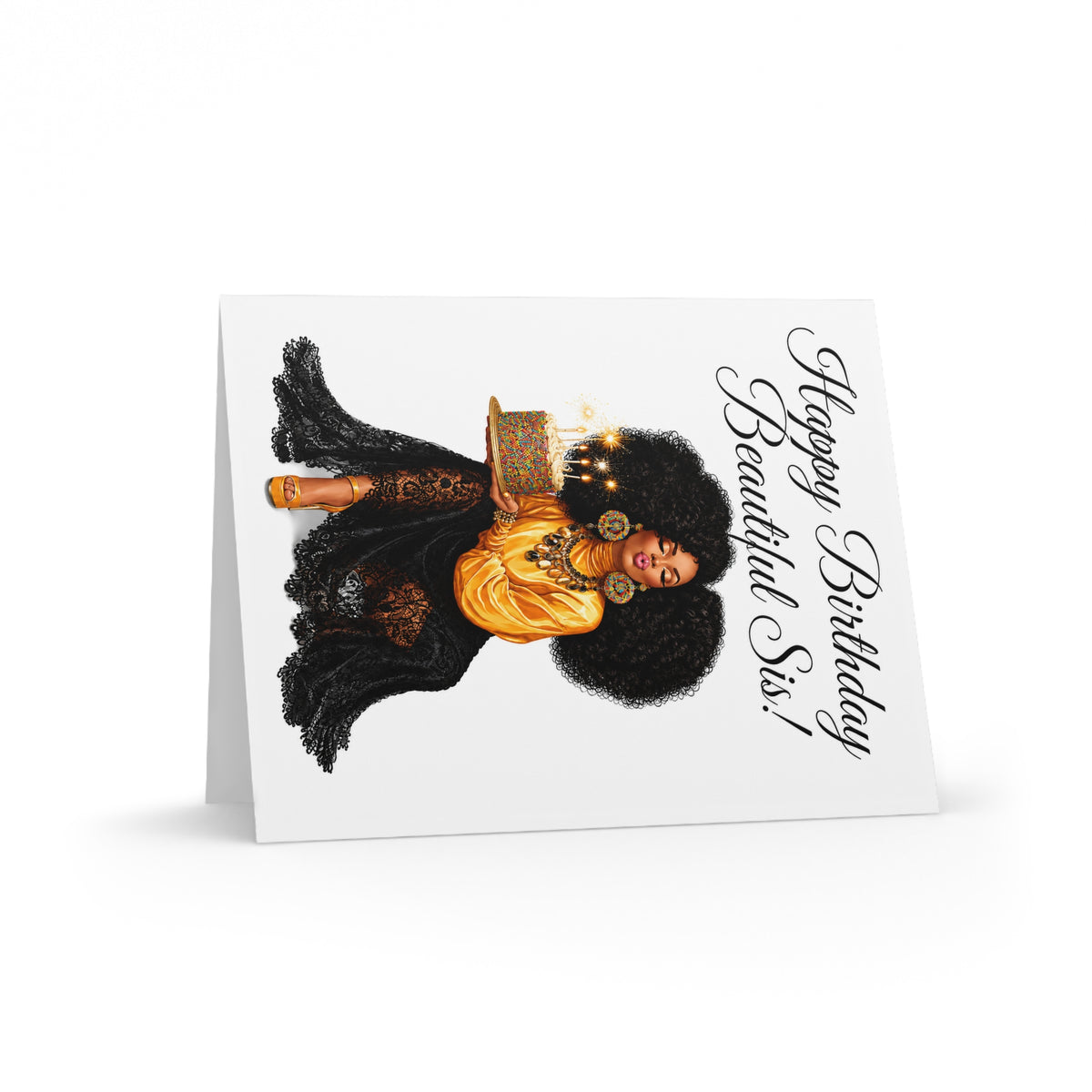 Abundant Blessed Birthday Greeting cards (8, 16, and 24 pcs)