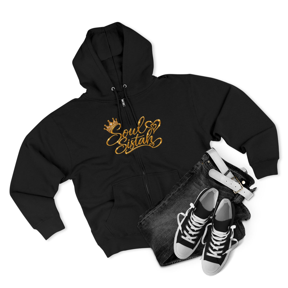 Soul Sistah Zip-Up Hoodie