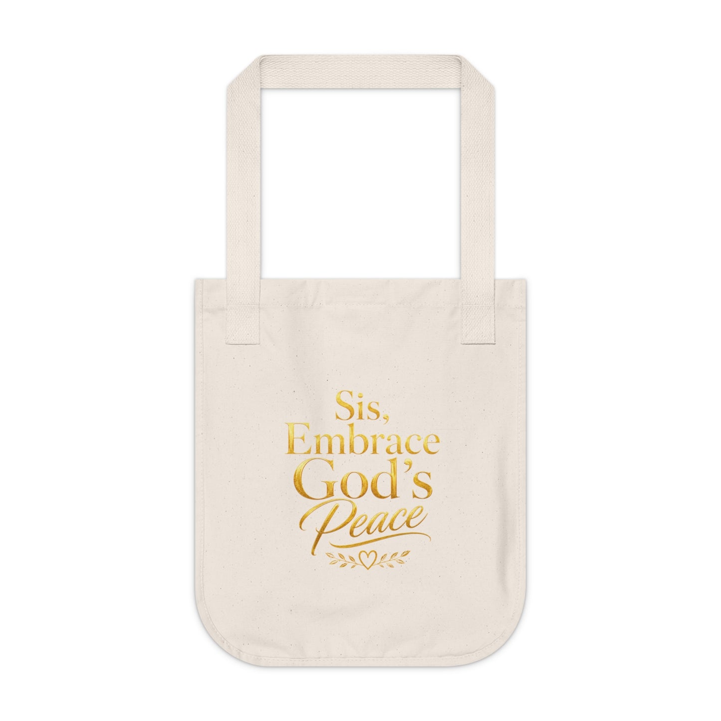 Organic Canvas Tote Bag