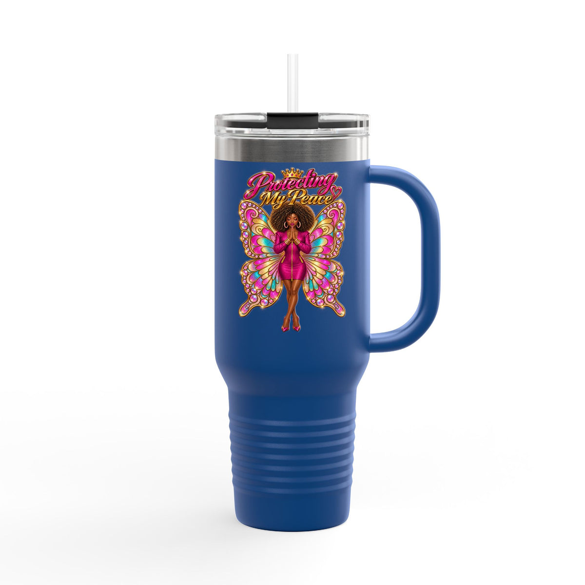 Protecting My Peace (Insulated  40 oz Travel Tumbler)