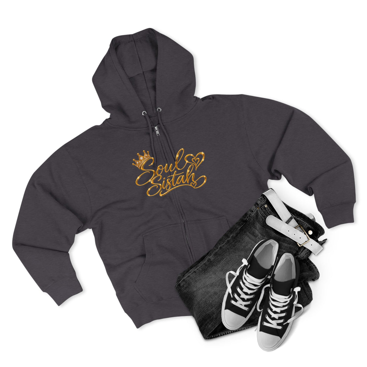 Soul Sistah Zip-Up Hoodie