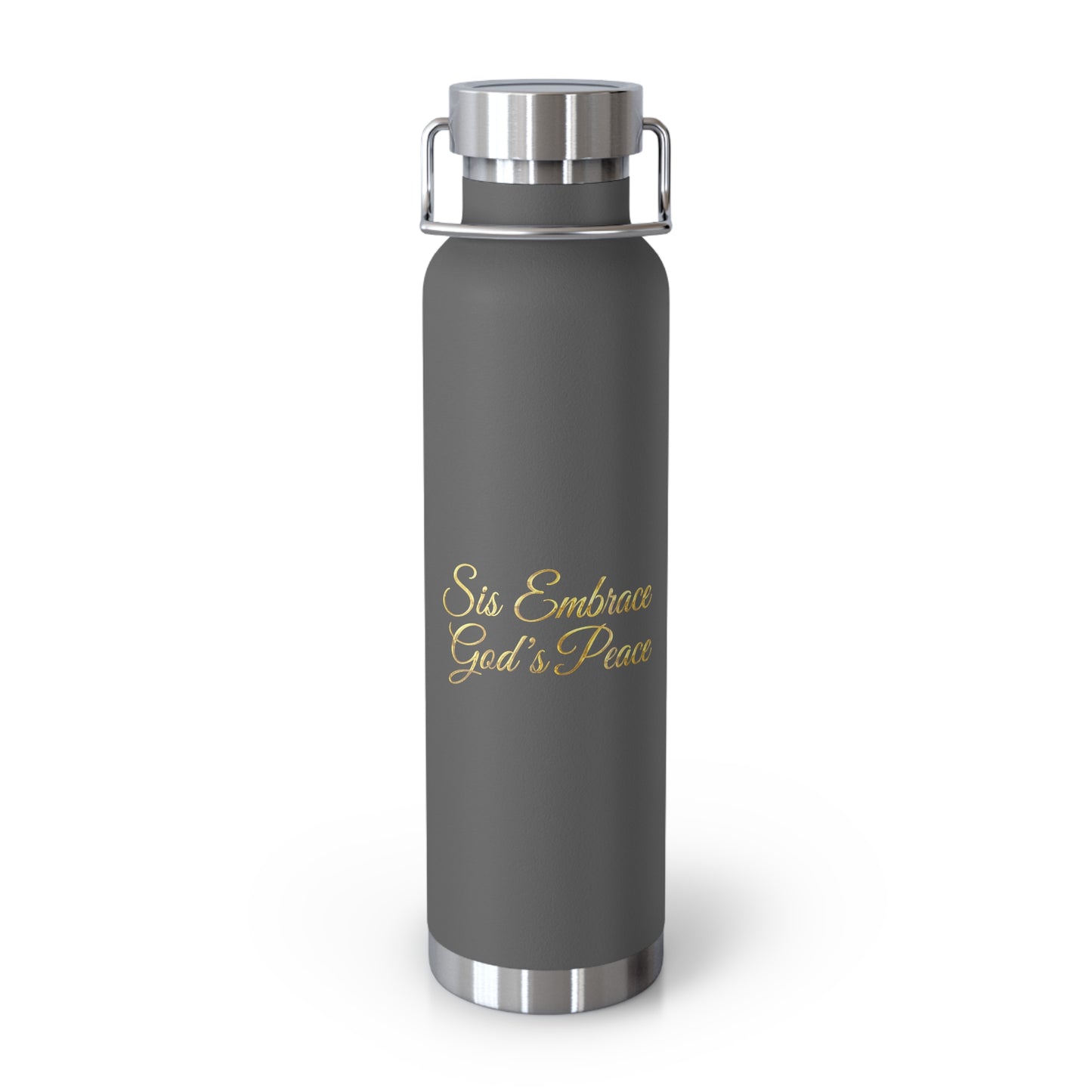Copper Vacuum Insulated Bottle, 22oz - Sis Embrace God’s Peace