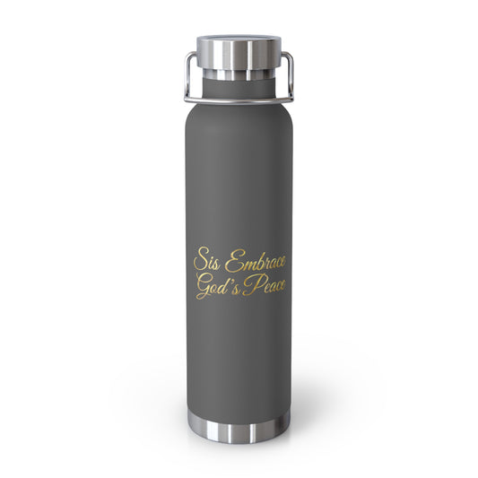 Copper Vacuum Insulated Bottle, 22oz - Sis Embrace God’s Peace