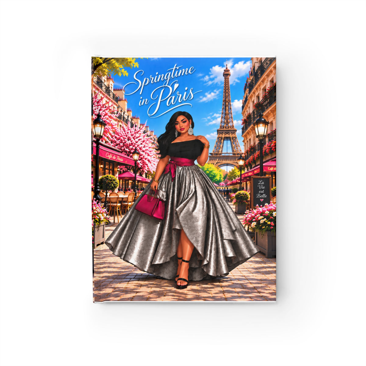 Springtime In Paris Journal - Ruled Line