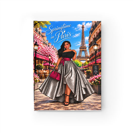 Springtime In Paris Journal - Ruled Line